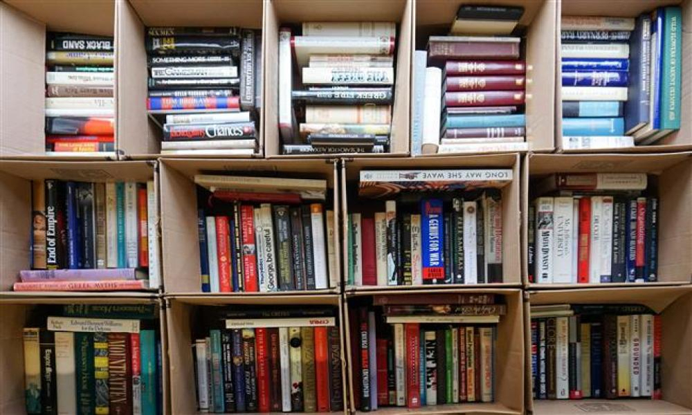 Pre-Loved books boxes
