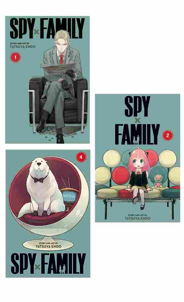 (COMBO PACK) Spy x Family, Vol. 1 + Spy x Family, Vol. 2 + Spy x Family, Vol. 4 (Paperback) - Tatsuya Endo