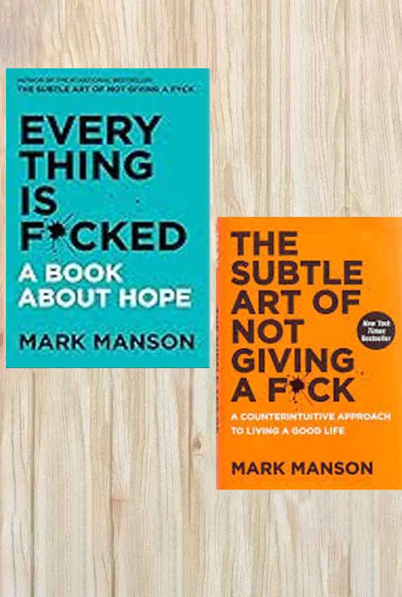 (COMBO PACK) The Subtle Art of Not Giving a F*ck + Everything Is F*cked (Paperback) - Mark Manson