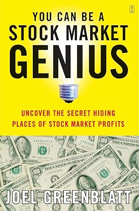 YOU CAN BE A STOCK MARKET GENIUS (Paperback) -  Joel Greenblatt
