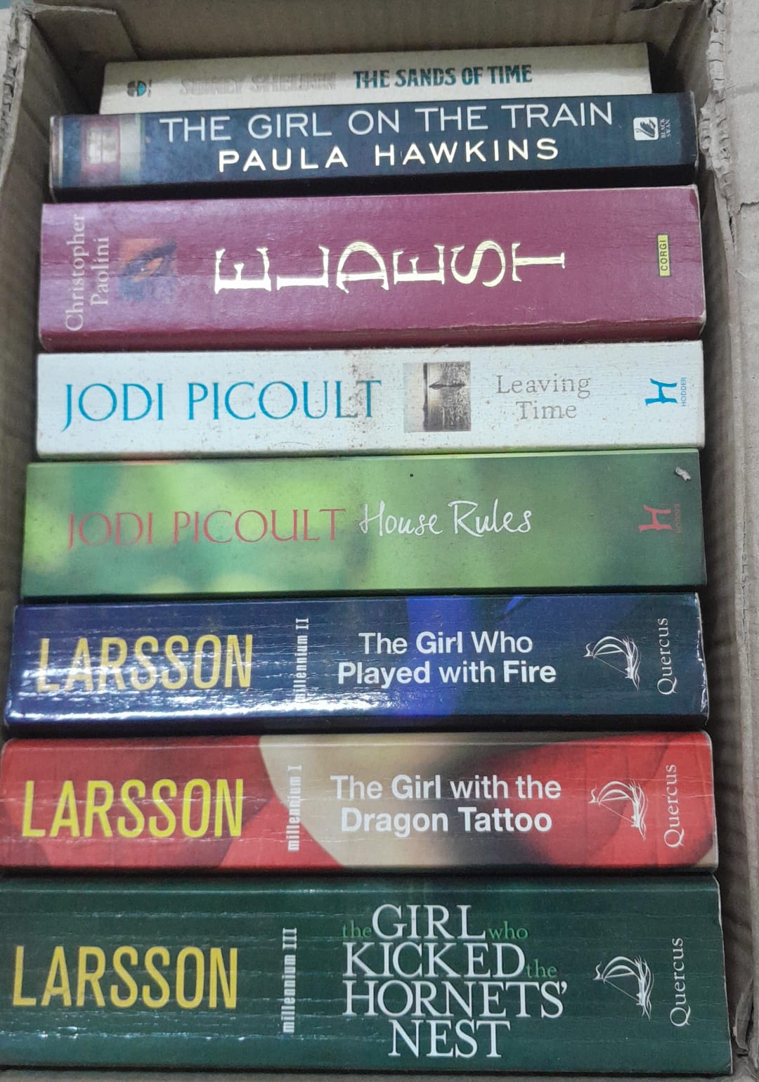 Adult Pre-Loved Books Box- 10 Books (Used-Good) (Box No. 606)