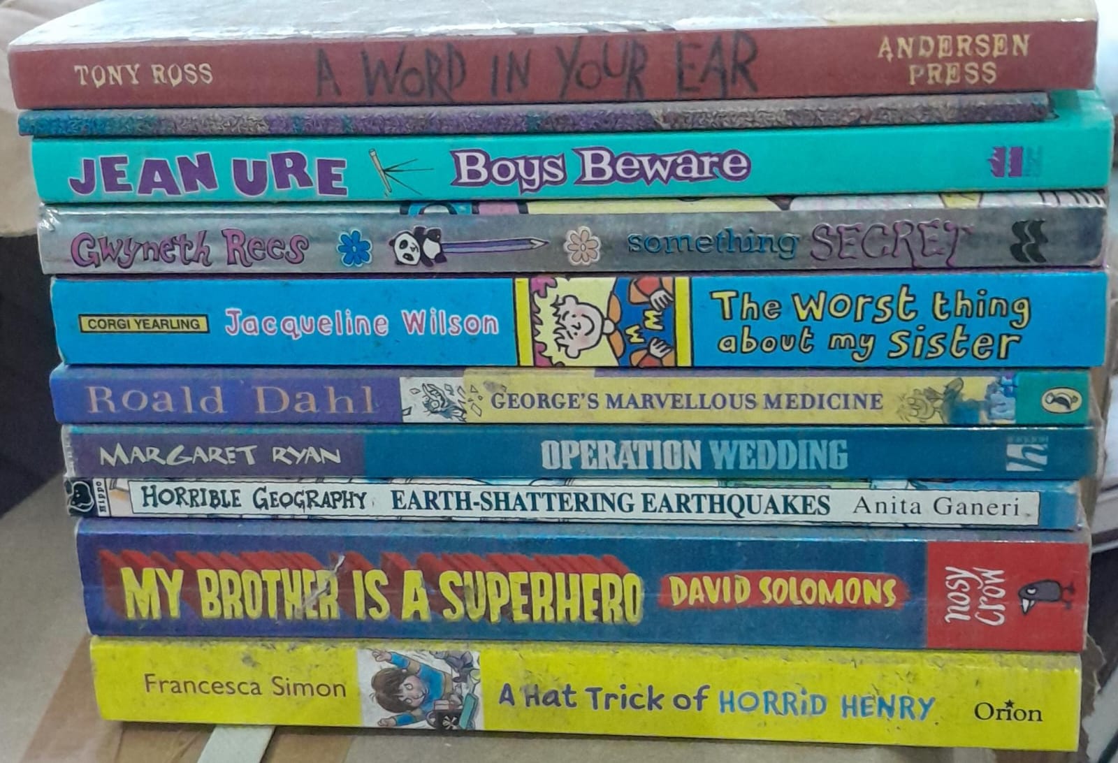 Pre-Loved Books Box- 10 Books (Used-Good) (Box No.C-634)