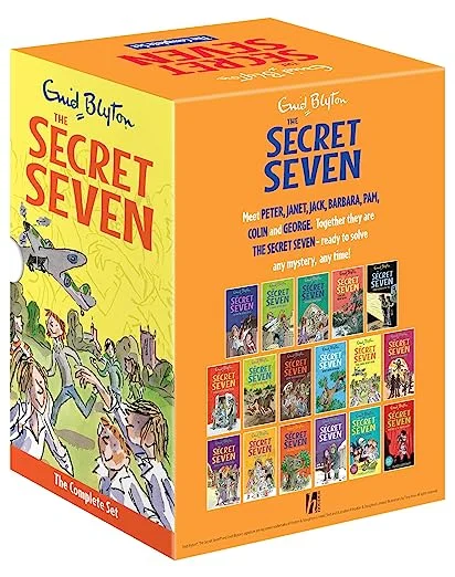 SECRET SEVEN COMPLETE BOX SET OF 17 TITLES (Paperback)- Enid Blyton