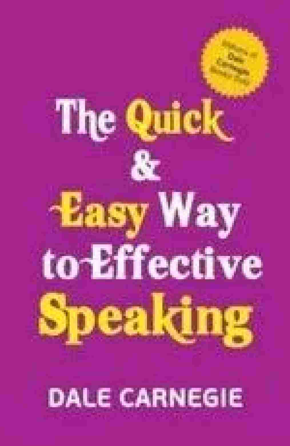 Quick & Easy way to effective Speaking (Paperback)- Dale Carnegie