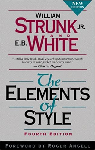 Elements of Style, The Paperback -William Strunk