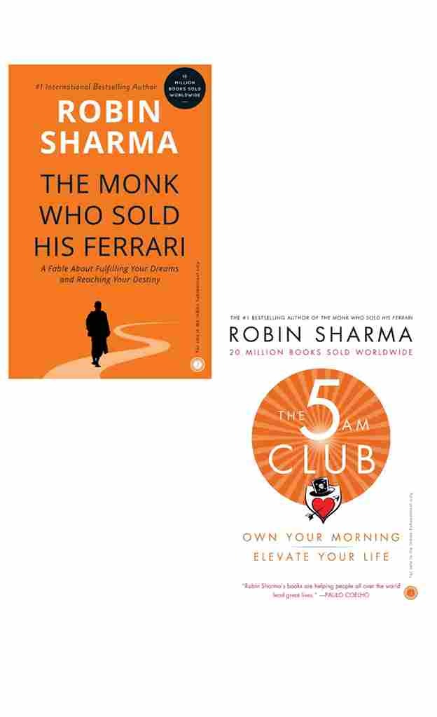 (COMBO PACK) The monk who sold Ferrar + The 5 AM Club (Paperback)